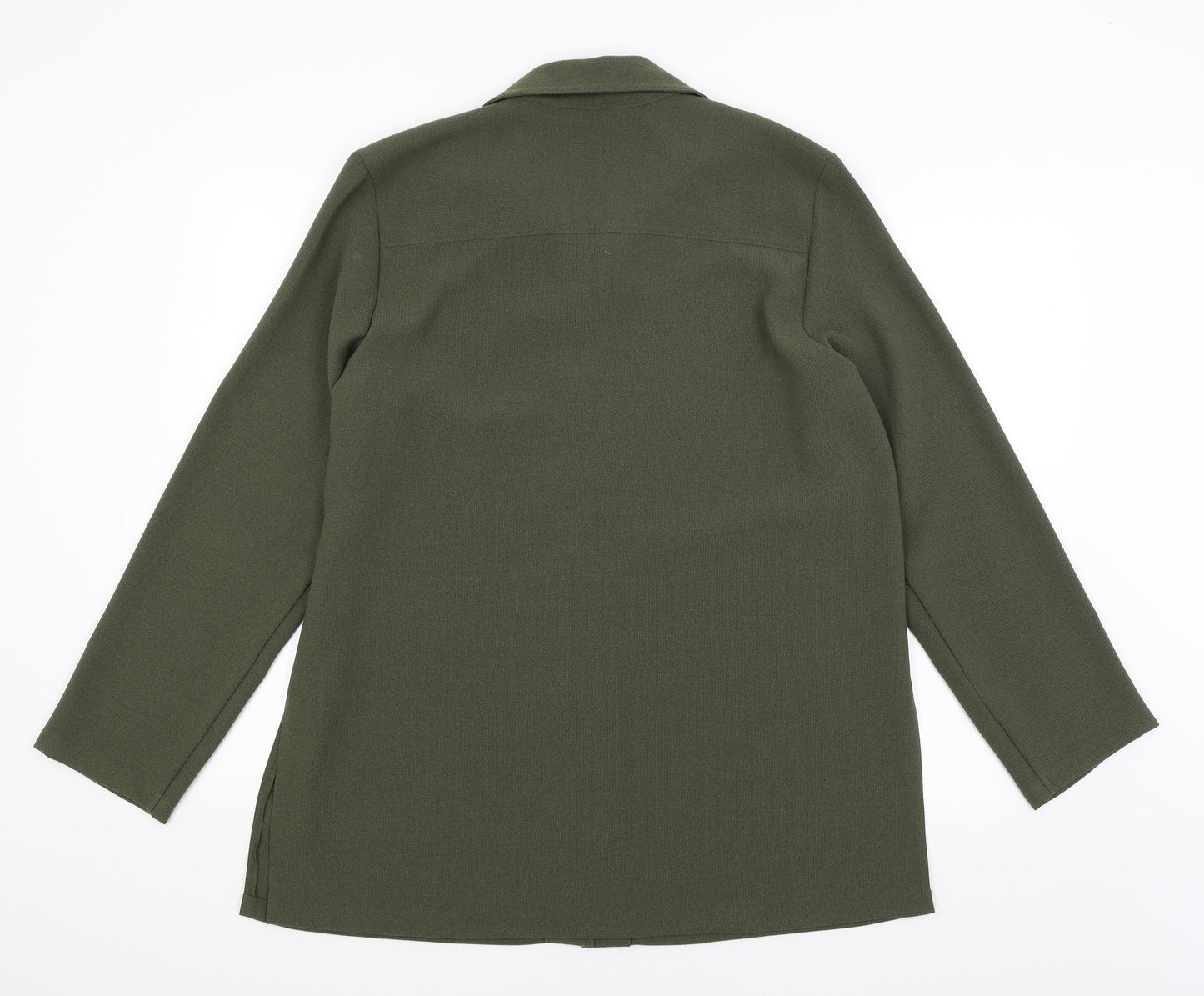 Holmewood Womens Green   Basic Button-Up Size 16
