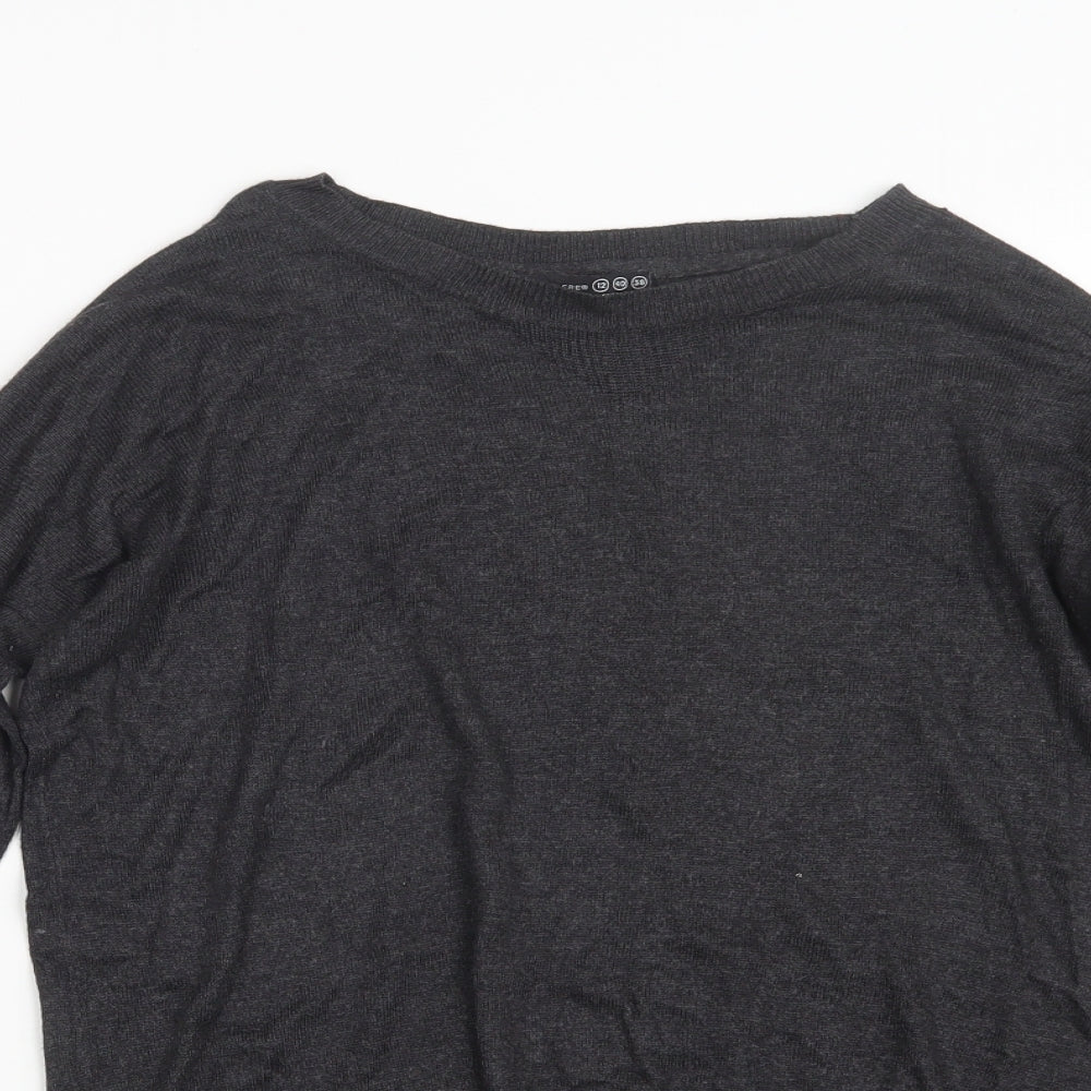 Atmosphere Womens Grey  Knit Pullover Jumper Size 12