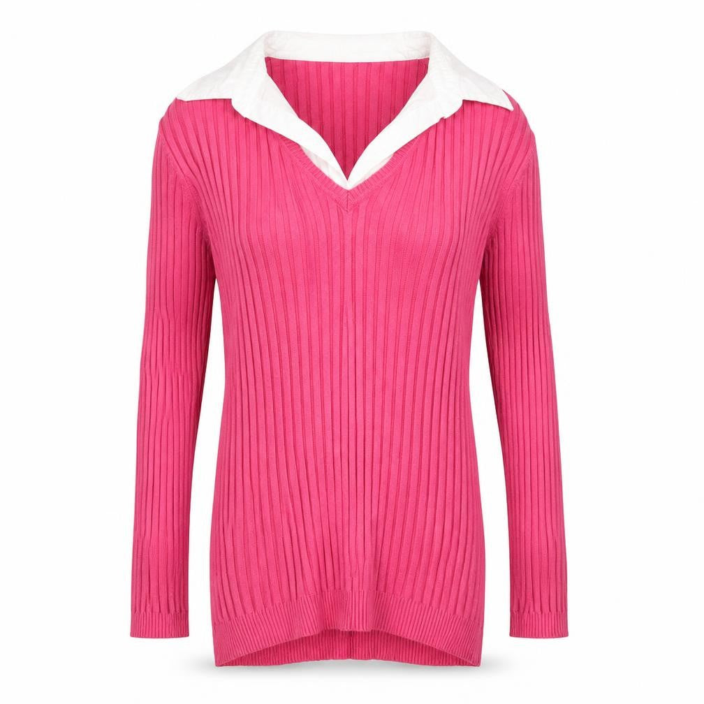 Soya Womens Pink   Pullover Jumper Size L