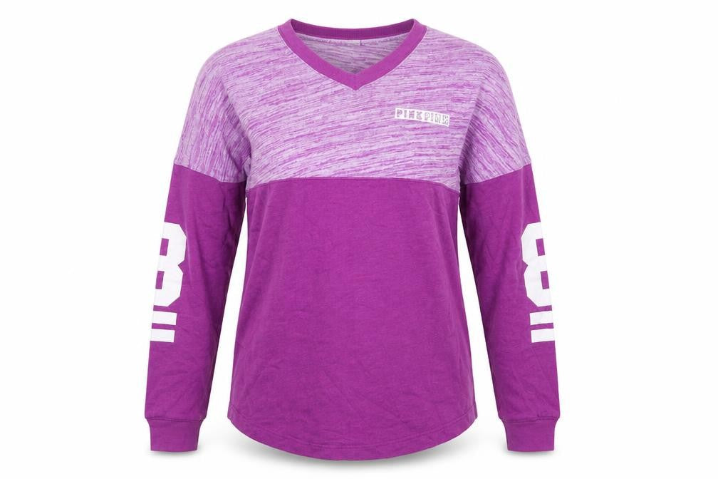 PINK Womens Purple  Knit Pullover Jumper Size XS