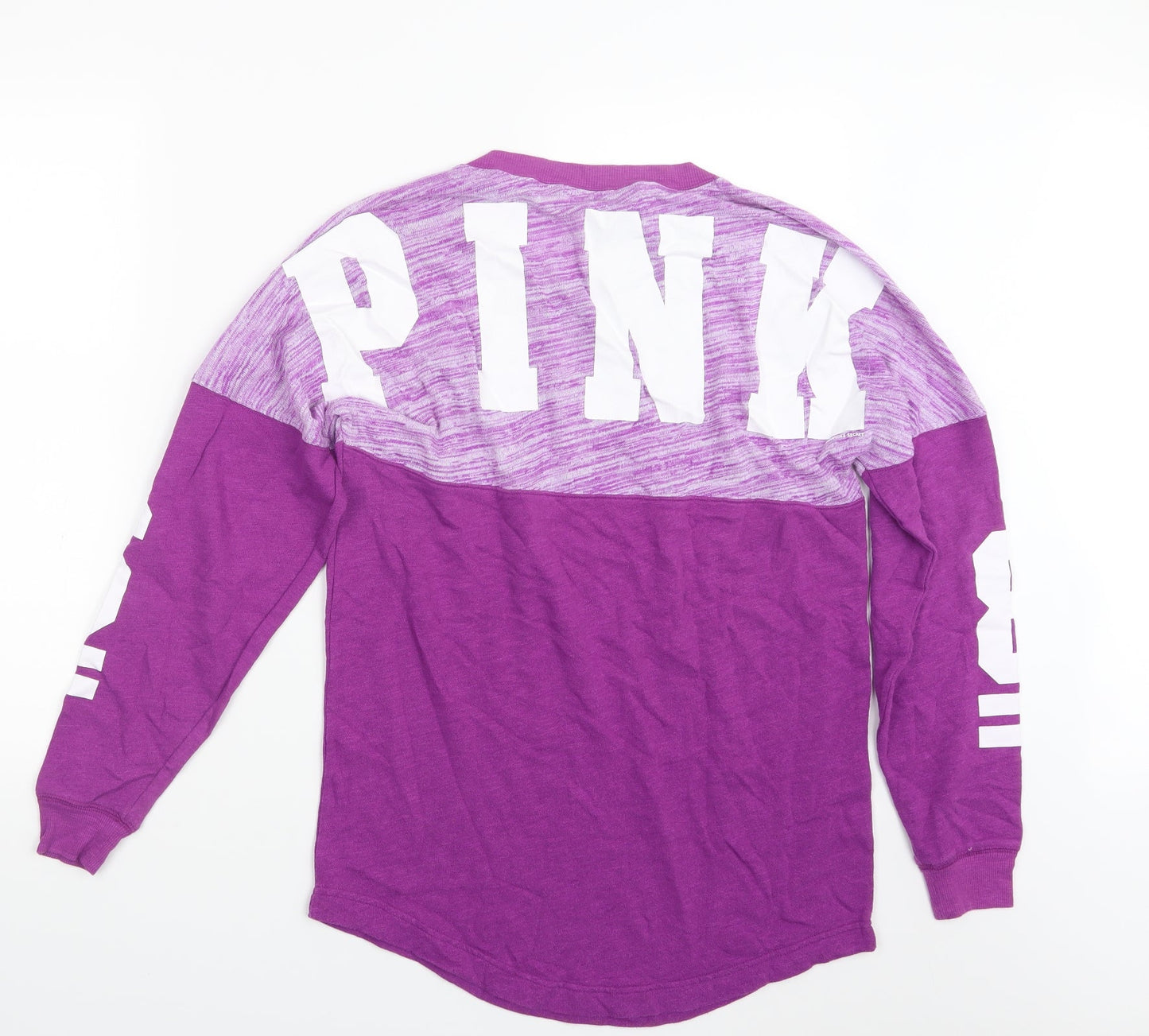 PINK Womens Purple  Knit Pullover Jumper Size XS