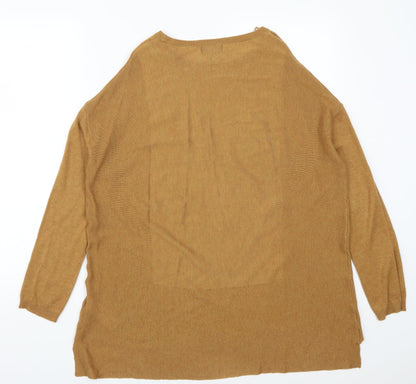Topshop Womens Beige   Pullover Jumper Size 10