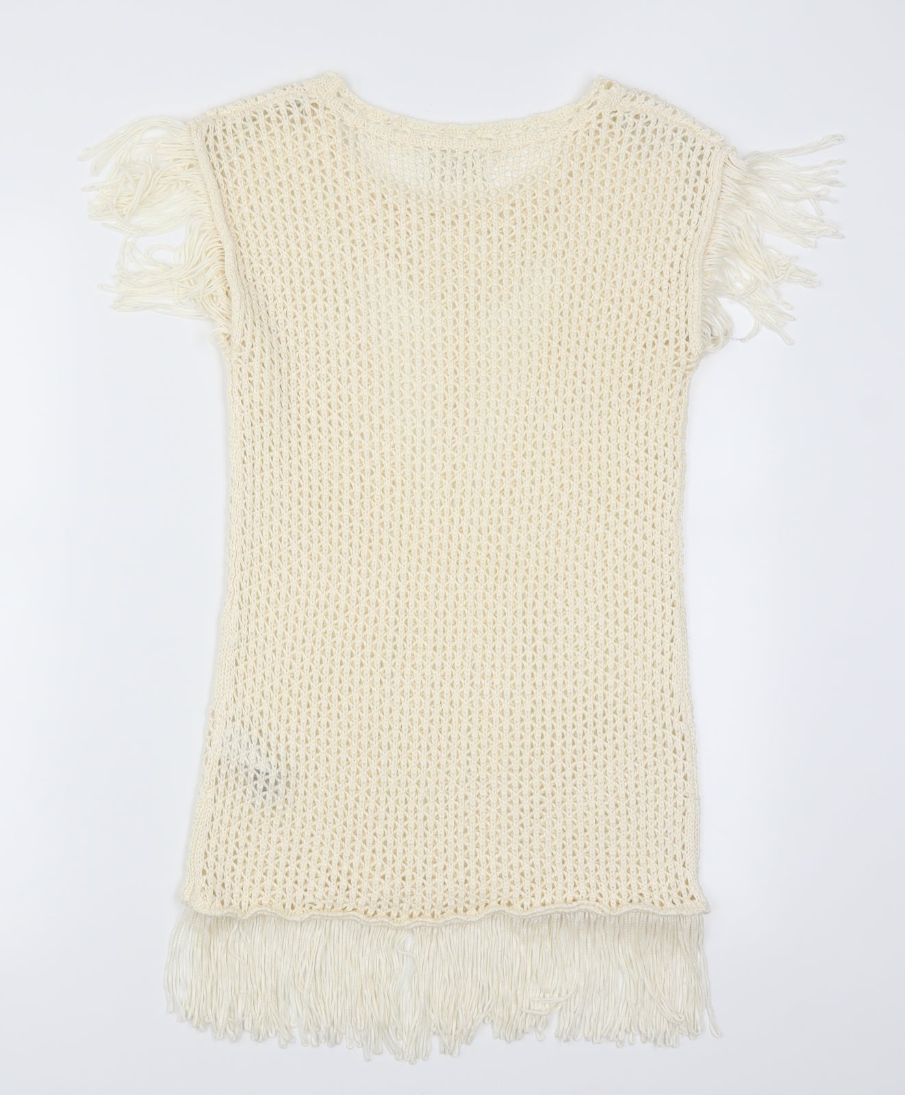 New Look Womens Beige  Knit Pullover Jumper Size S
