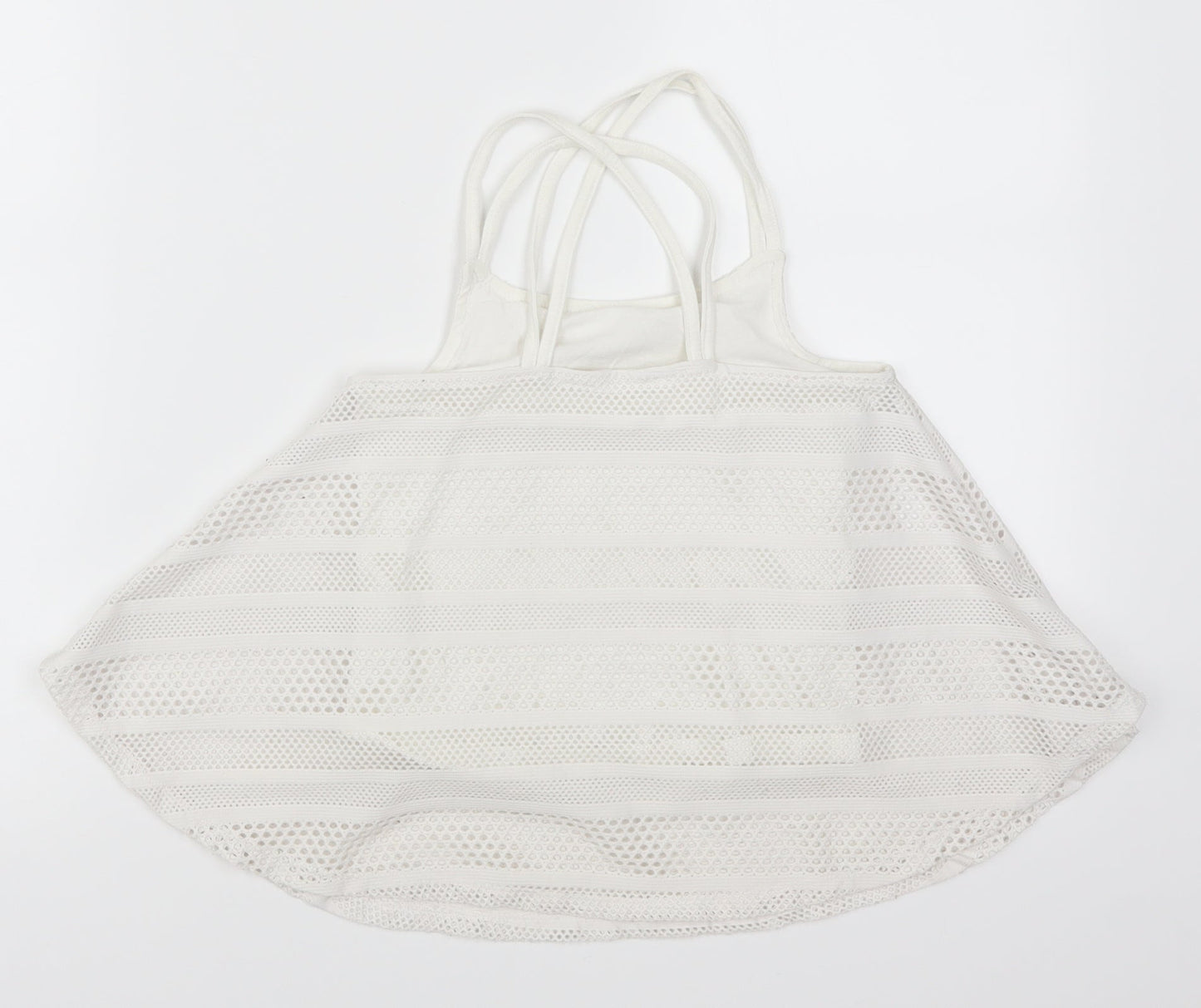 Candy Couture Girls White   Basic Tank Size 9 Years