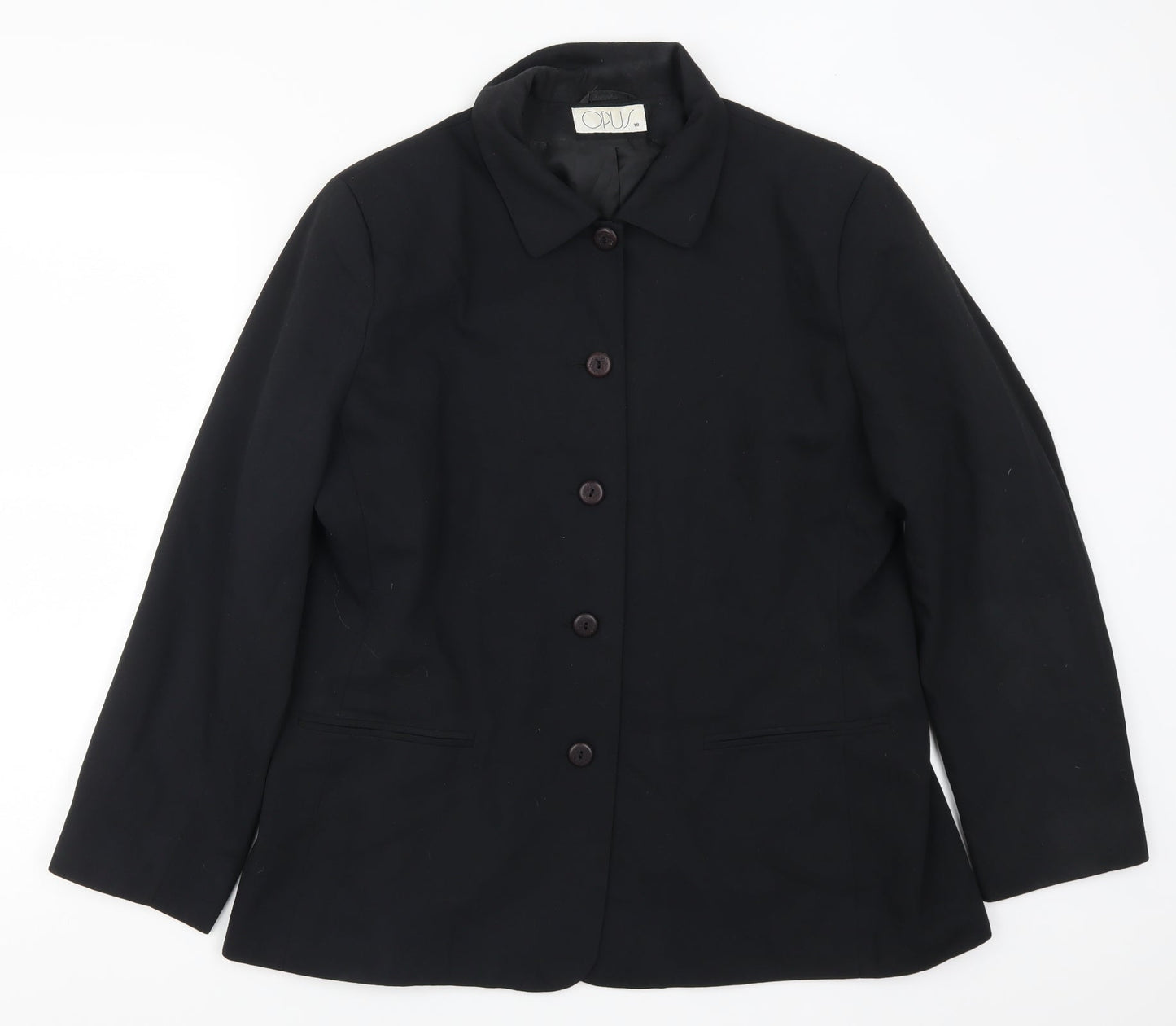 OPUS Womens Black   Jacket Suit Jacket Size 18