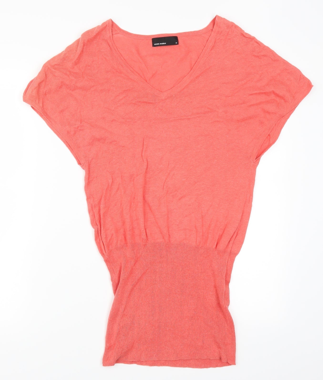 VERO MODA Womens Pink   Basic T-Shirt Size XS