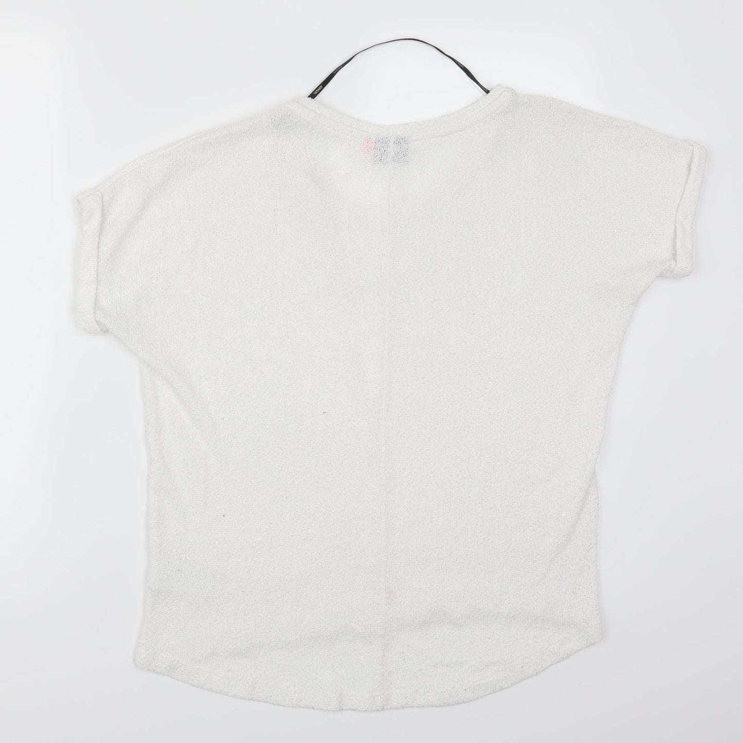 Only Womens White   Basic T-Shirt Size M