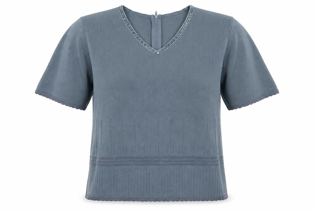 Koret Womens Blue  Rayon Pullover Jumper Size S