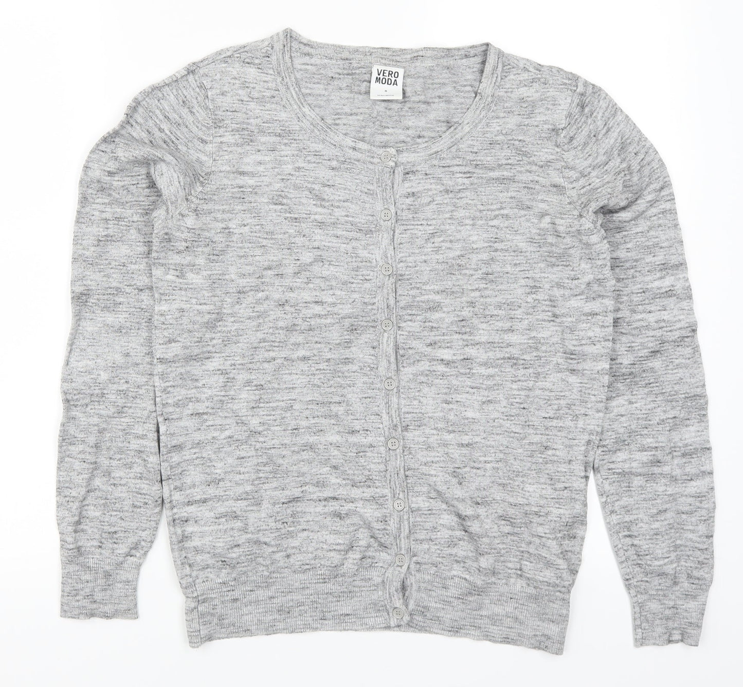 VERO MODA Womens Grey   Cardigan Jumper Size M