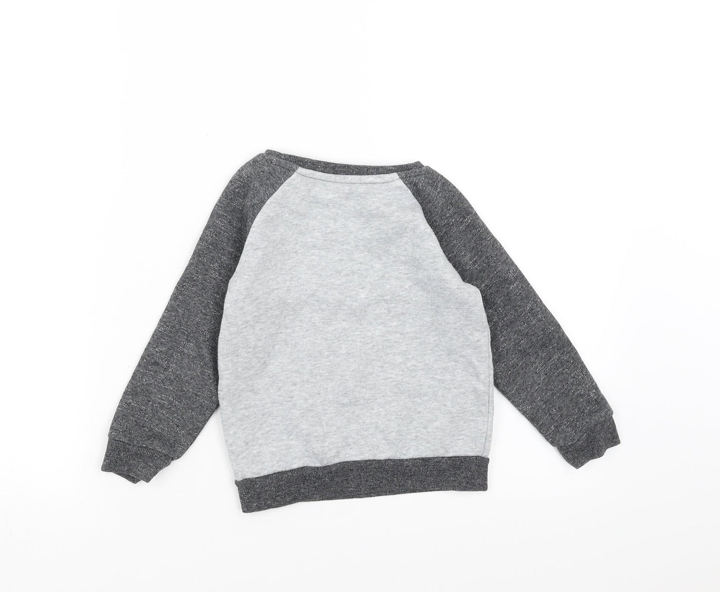Primark Boys Grey   Pullover Sweatshirt Size 2-3 Years  - miniboss
