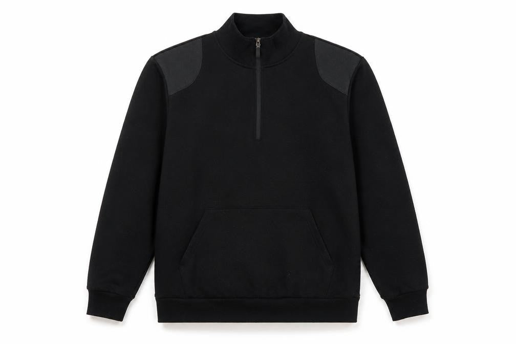 Workwear Mens Black   Pullover Sweatshirt Size L