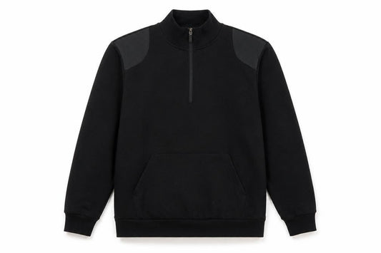 Workwear Mens Black   Pullover Sweatshirt Size L