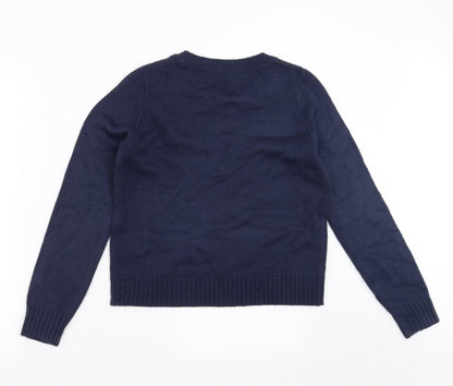 Divided by H&M Womens Blue   Pullover Jumper Size XS