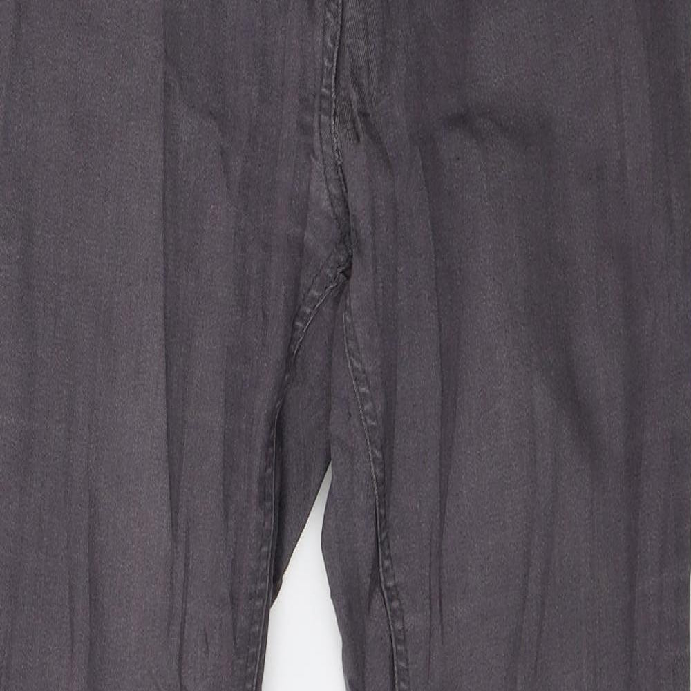 George Womens Grey  Denim Skinny Jeans Size 12 L27 in