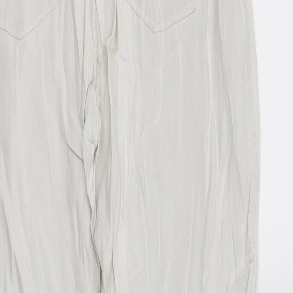 Top shop Womens White  Denim Cropped Jeans Size 28 in L20 in