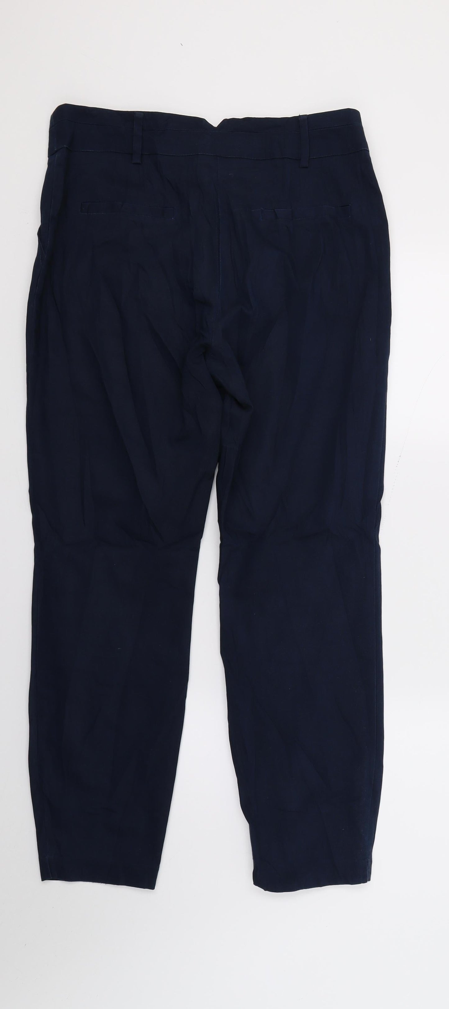 Papaya Womens Blue   Trousers  Size 12 L24 in