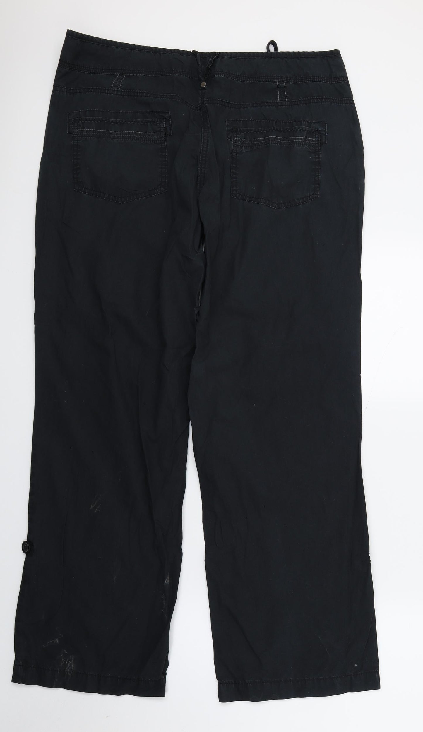 Dorothy Perkins Womens Black   Trousers  Size 14 L28 in