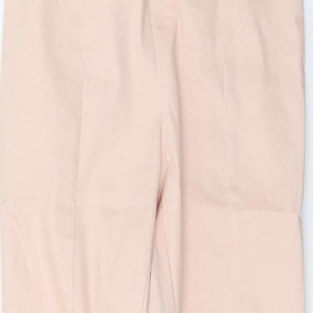 H&M Womens Pink  Denim Jegging Trousers Size 12 L26 in