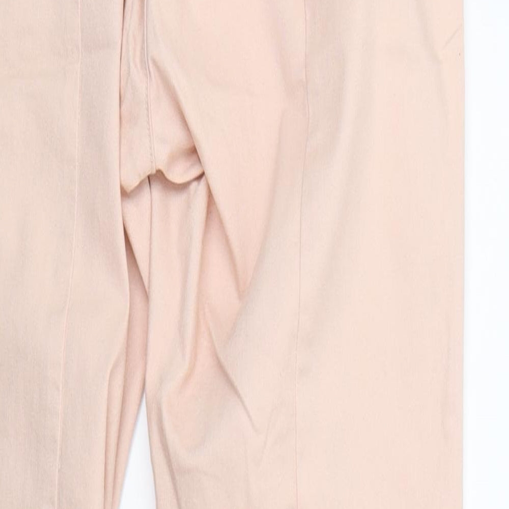H&M Womens Pink  Denim Jegging Trousers Size 12 L26 in