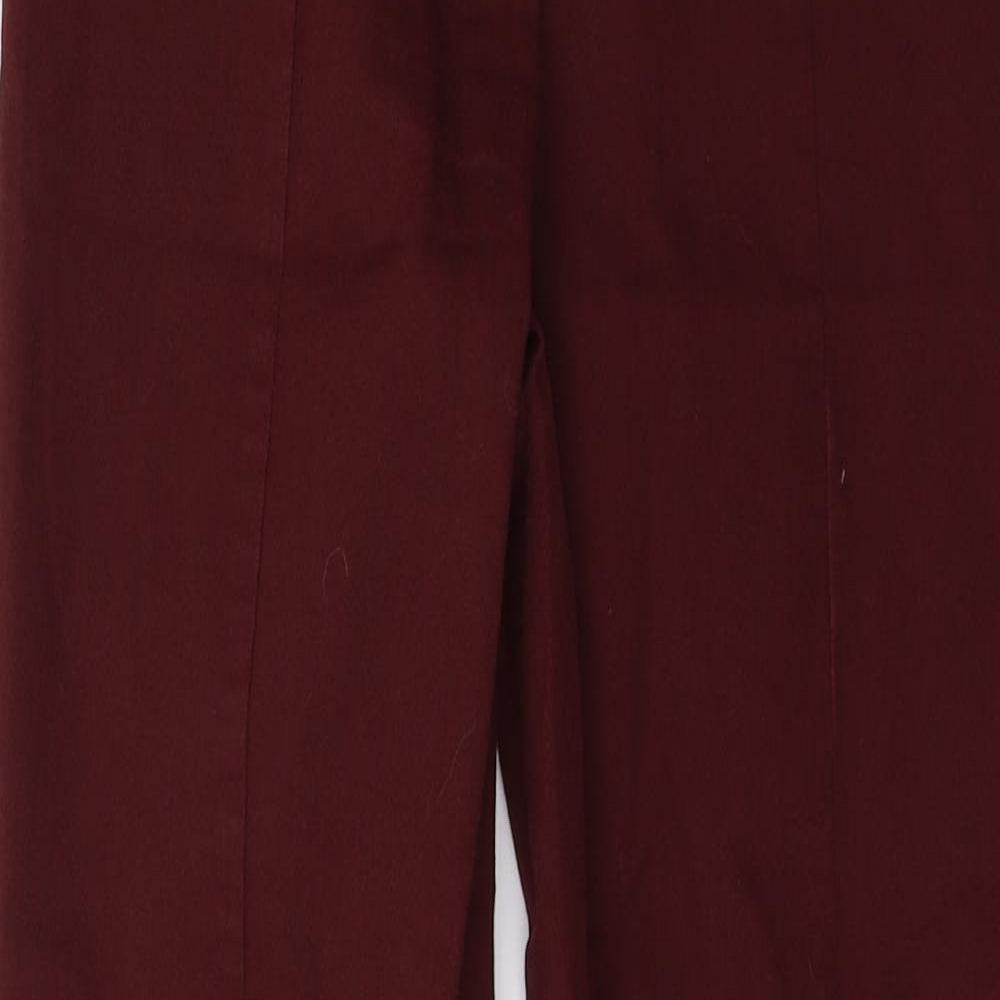 H&M Womens Red  Denim Jegging Jeans Size 12 L28 in