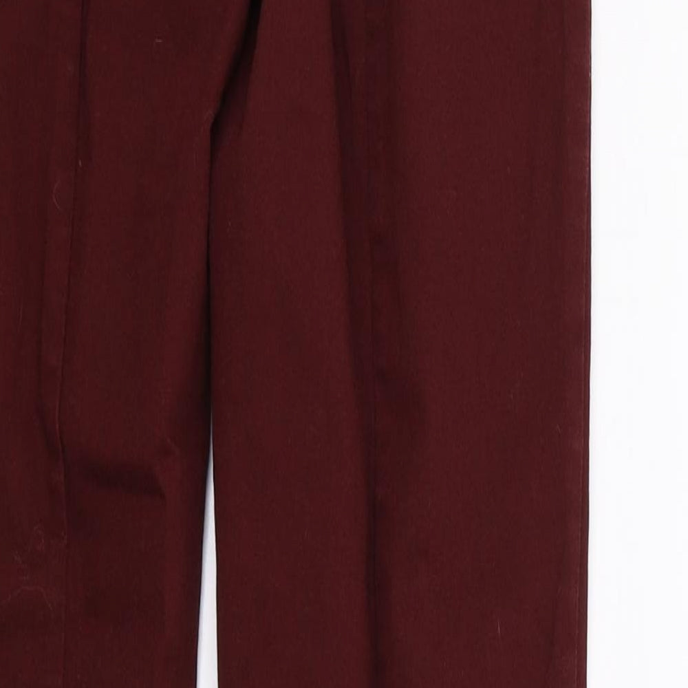 H&M Womens Red  Denim Jegging Jeans Size 12 L28 in