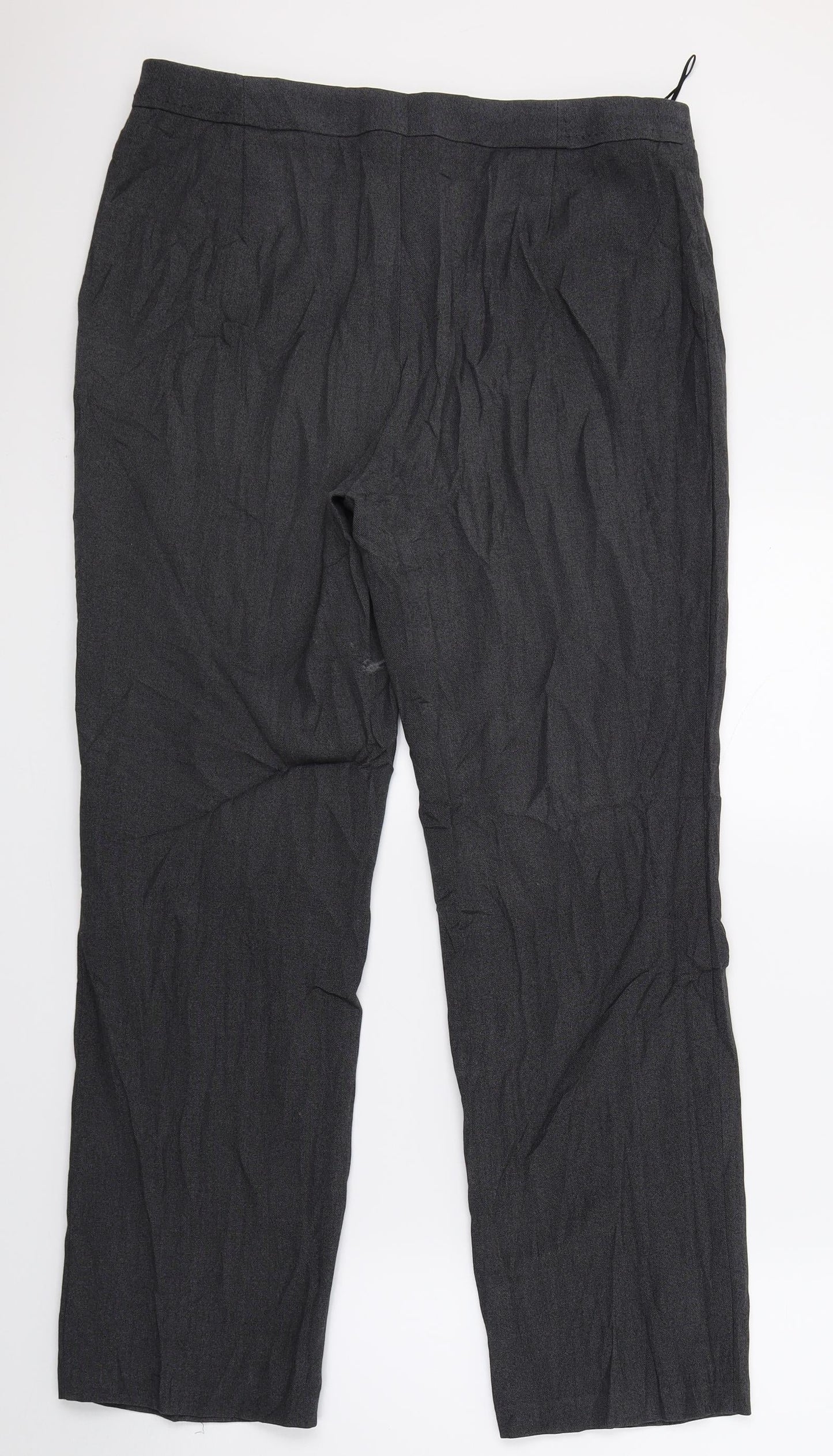 Marks and Spencer Womens Grey   Trousers  Size 12 L27 in