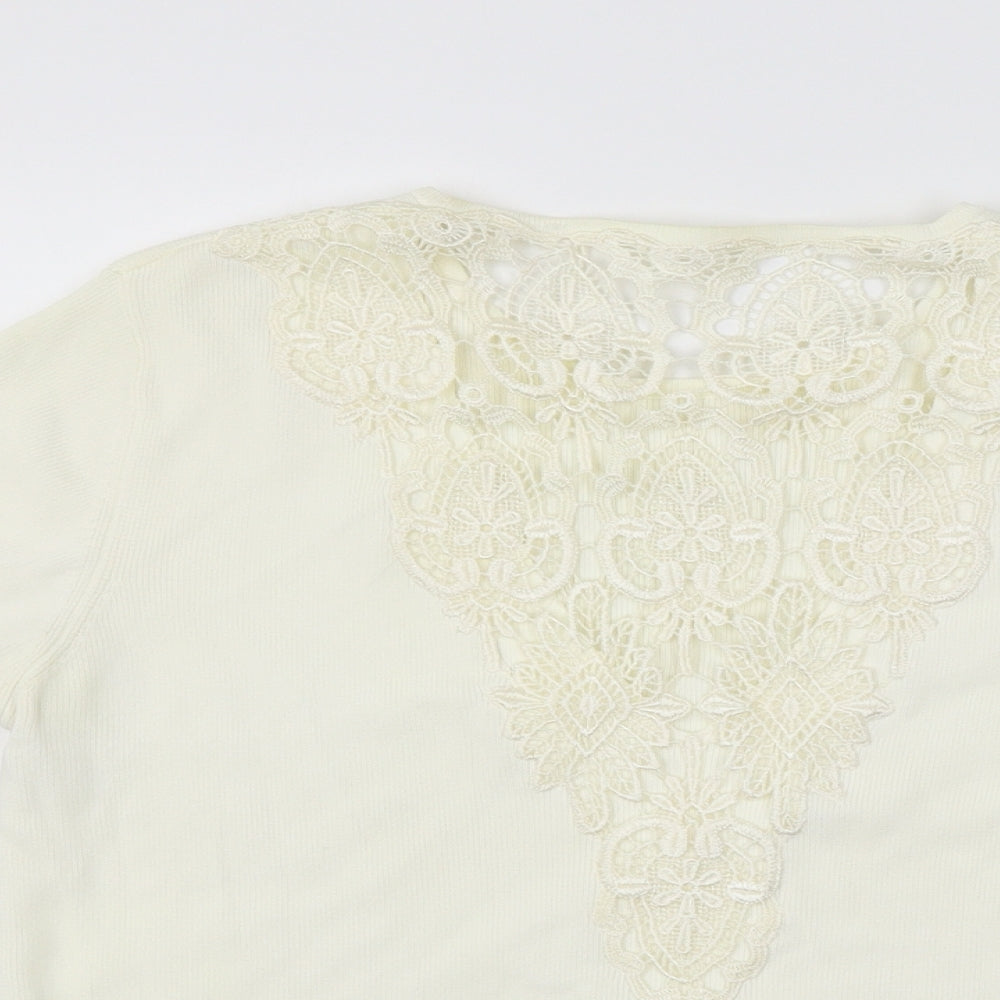 Preworn Womens Yellow   Basic T-Shirt Size M
