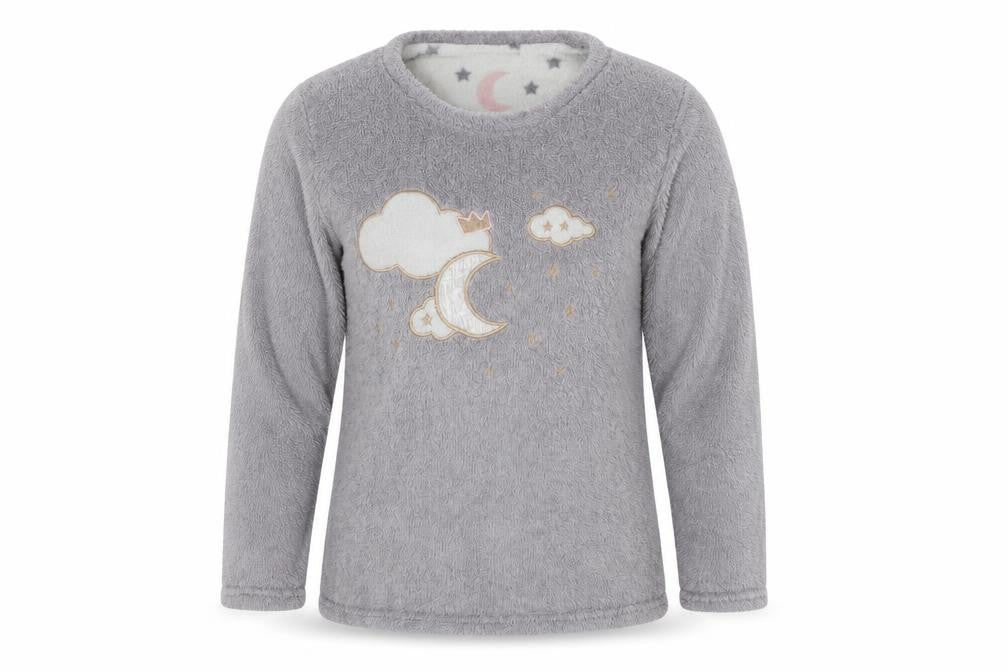 Love To Lounge Womens Grey Solid  Top Pyjama Top Size XS