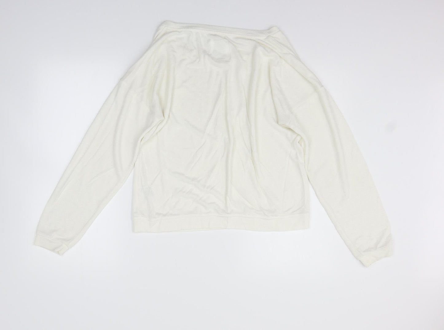 Boux Womens White   Pullover Jumper Size 14