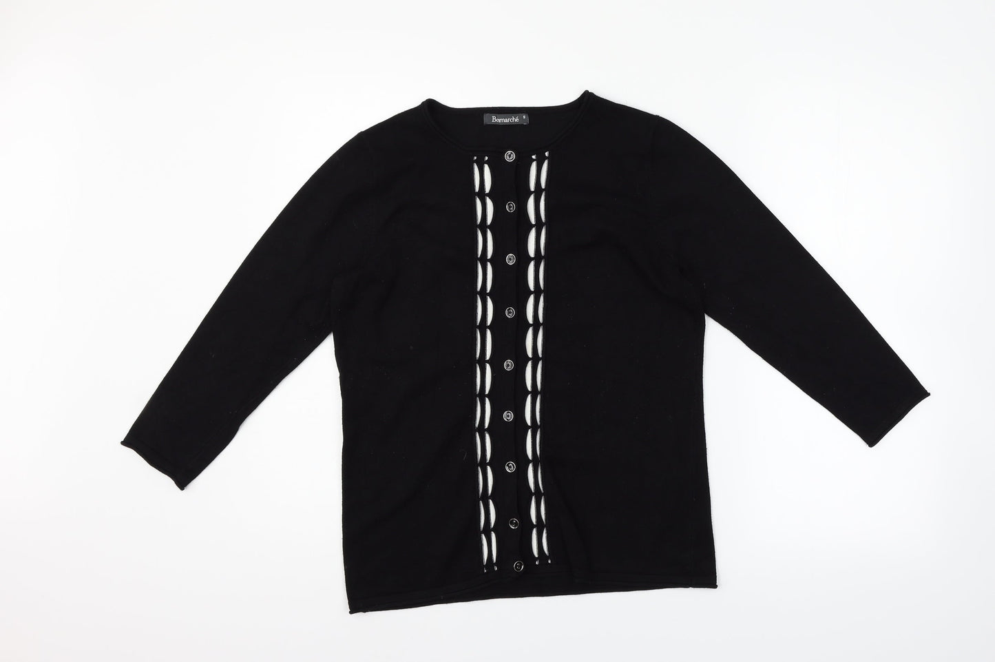 bonmarche Womens Black   Pullover Jumper Size S