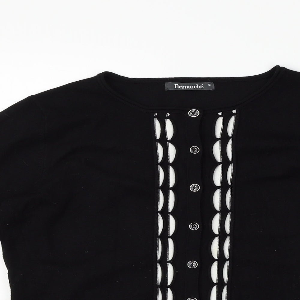 bonmarche Womens Black   Pullover Jumper Size S