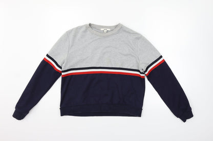 into  Mens Grey   Henley Jumper Size S
