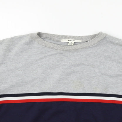 into  Mens Grey   Henley Jumper Size S