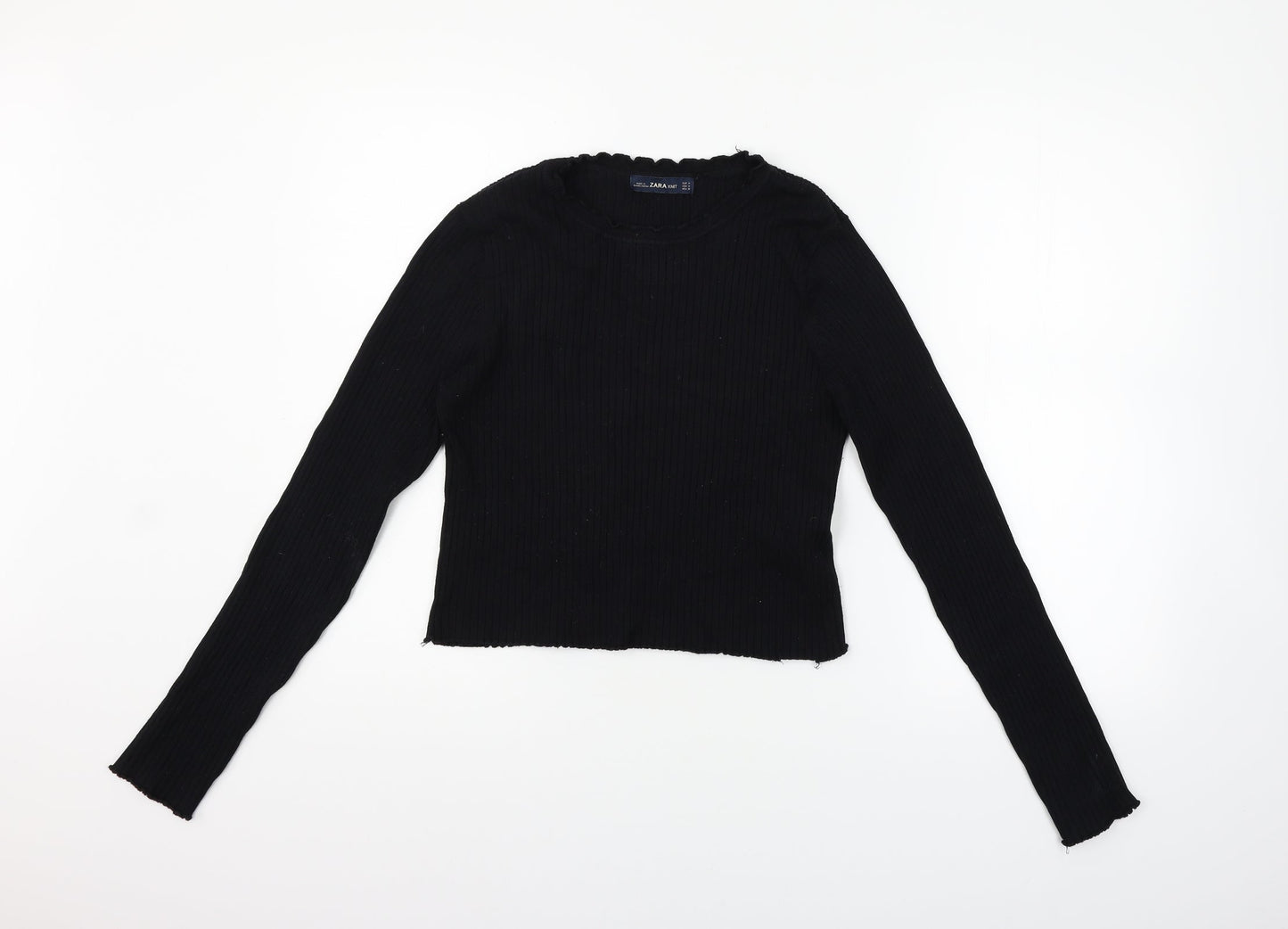 Zara Womens Black   Pullover Jumper Size M