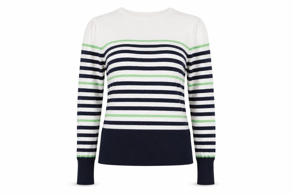 Marks & Spencer Womens White Polka Dot  Pullover Jumper Size 8