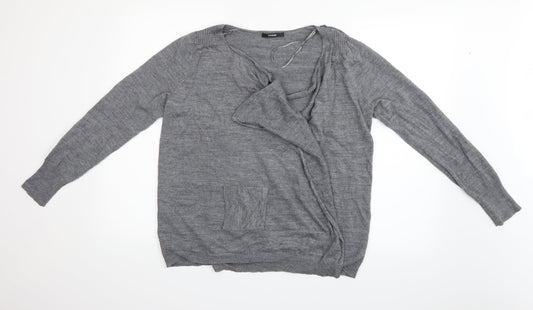 George Womens Grey   Cardigan Jumper Size 14