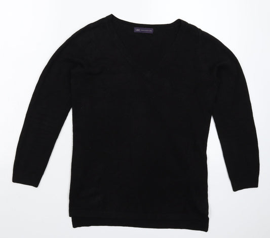 Marks and Spencer Girls Black  Knit Pullover Jumper Size 8 Years