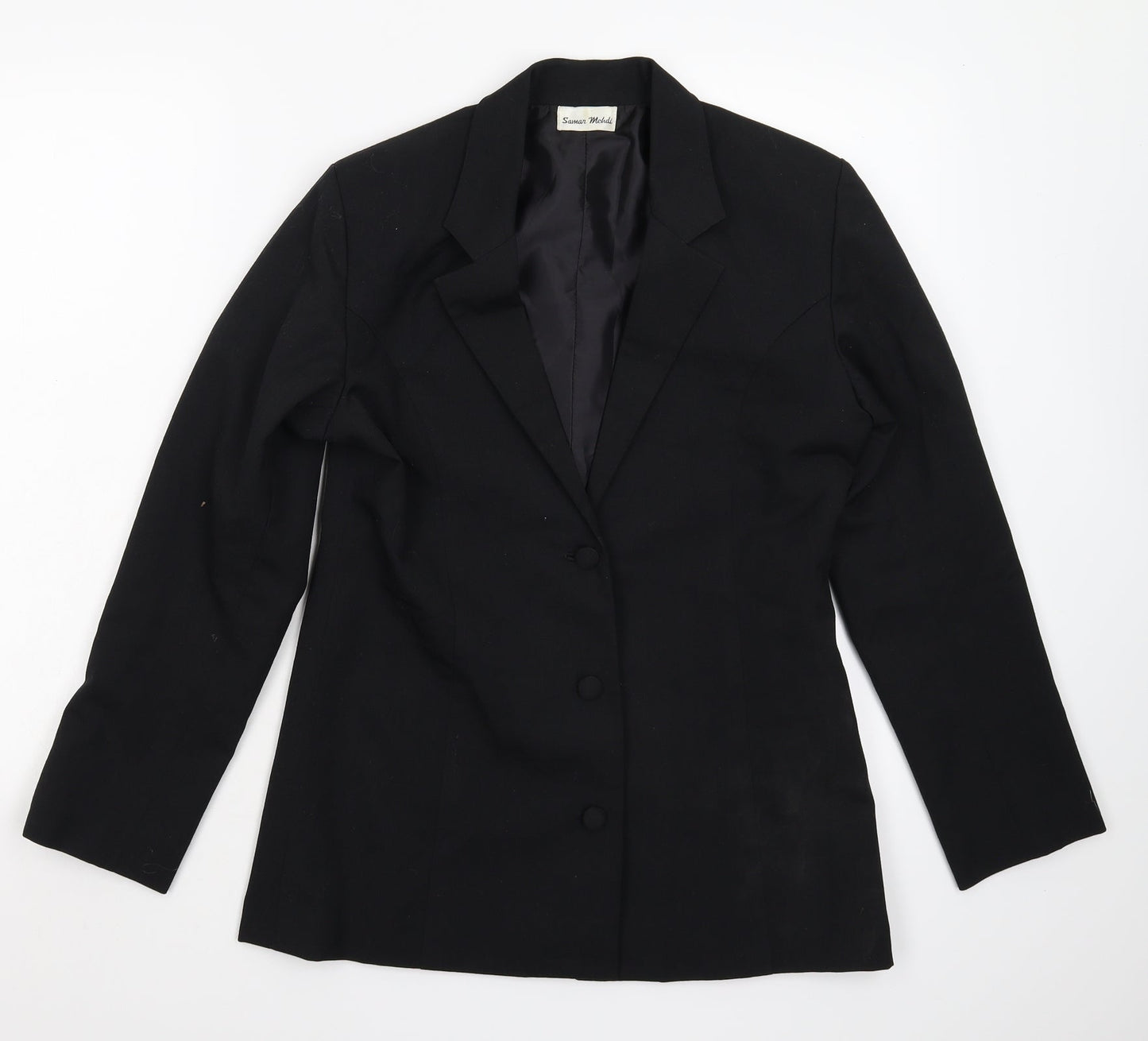 Saman Mehdi Womens Black   Jacket Suit Jacket Size 12