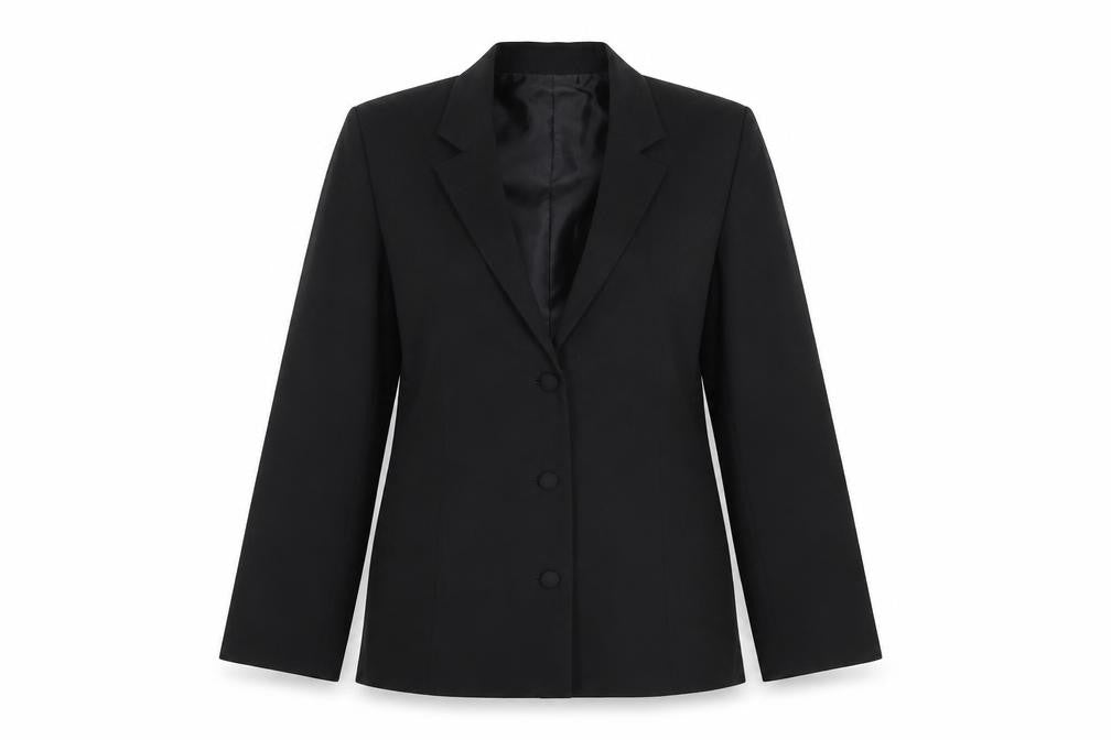 Saman Mehdi Womens Black   Jacket Suit Jacket Size 12