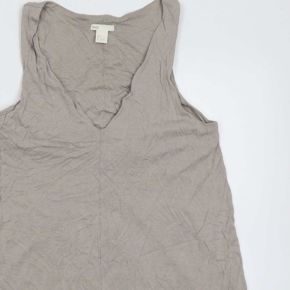 H&M Womens Grey   Basic Tank Size S