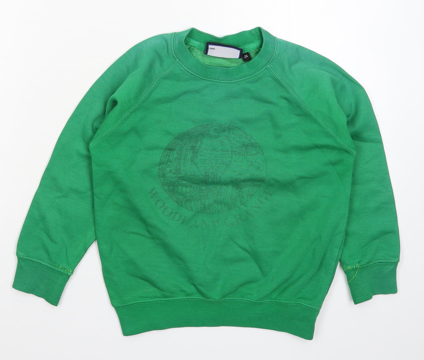 Preworn Boys Green   Pullover Sweatshirt Size S