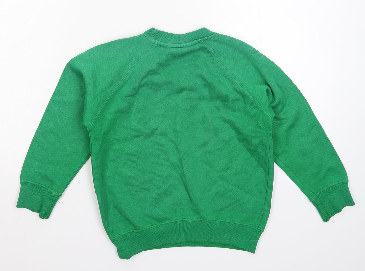 Preworn Boys Green   Pullover Sweatshirt Size S