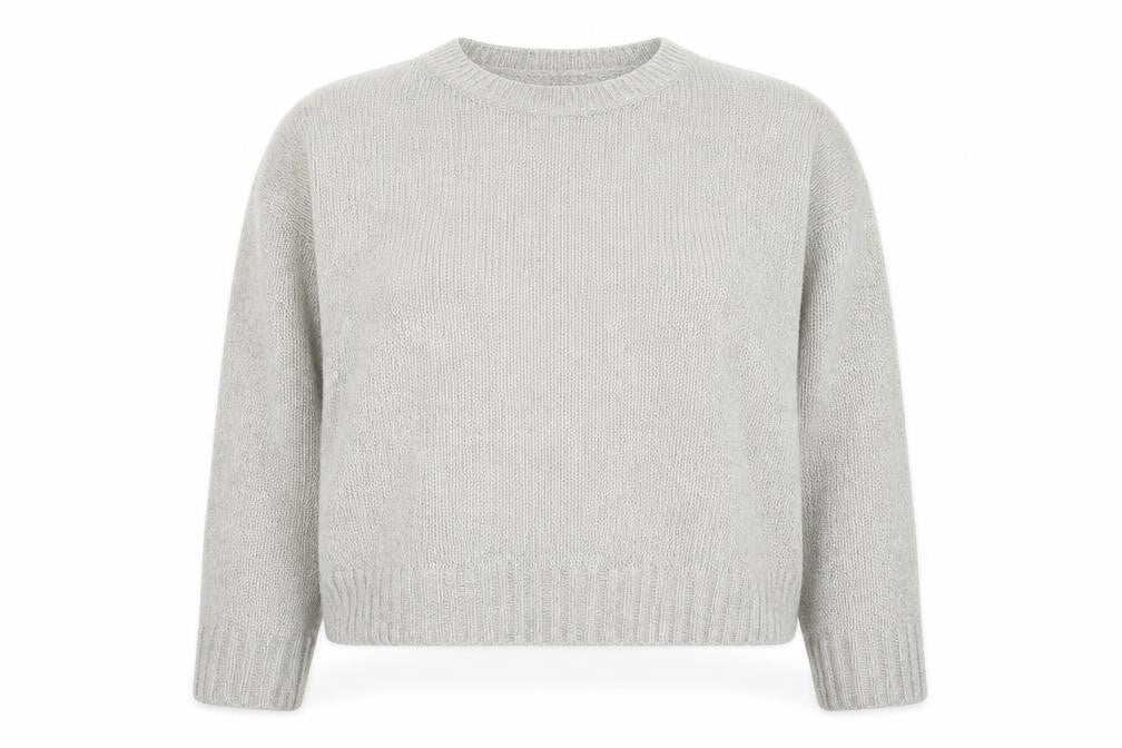 New Look Womens Grey  Knit Pullover Jumper Size L  - Oversized