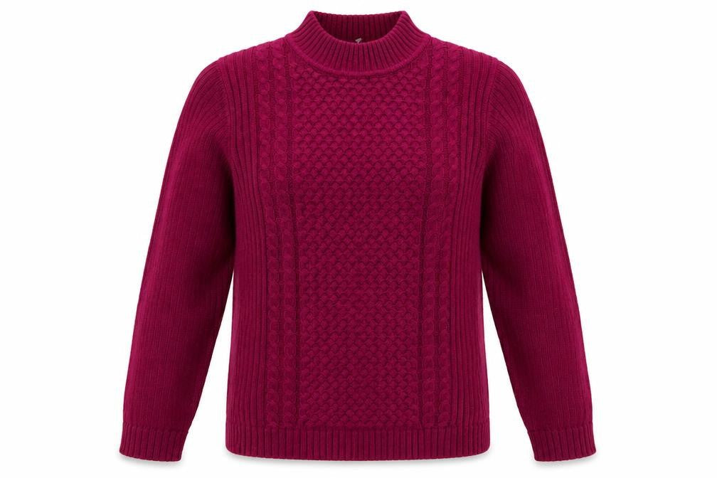 Isle Womens Pink  Knit Pullover Jumper Size S