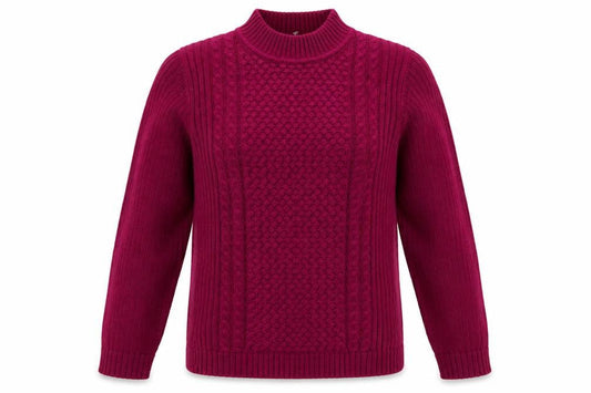 Isle Womens Pink  Knit Pullover Jumper Size S