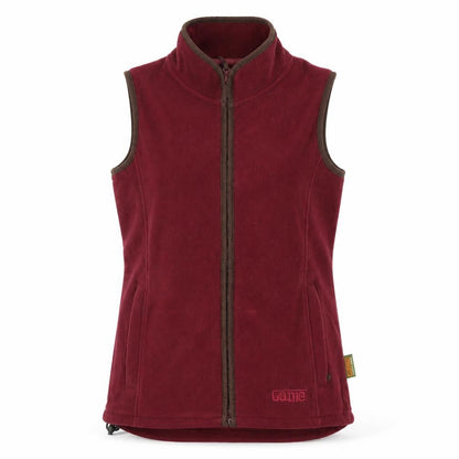 GAME Womens Red   Full Zip Jumper Size S