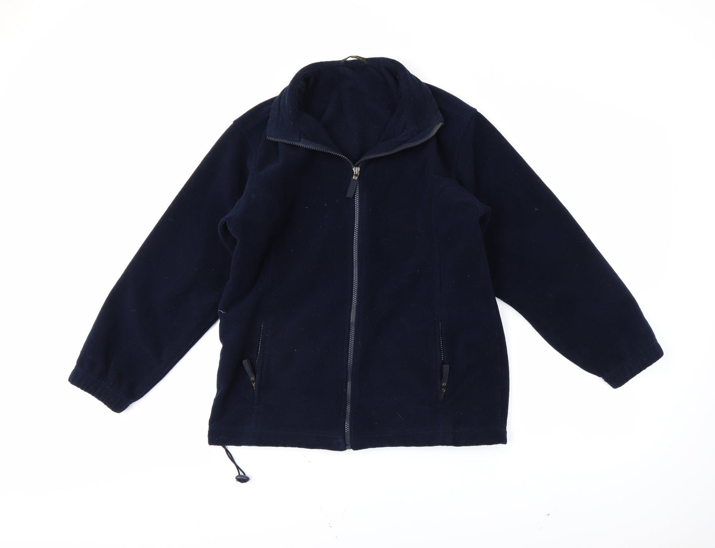 M&S Womens Blue   Full Zip Jumper Size 10