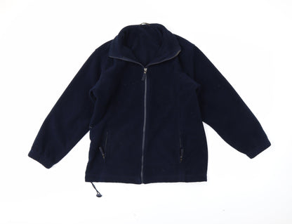 Marks & Spencer Womens Blue   Full Zip Jumper Size 10