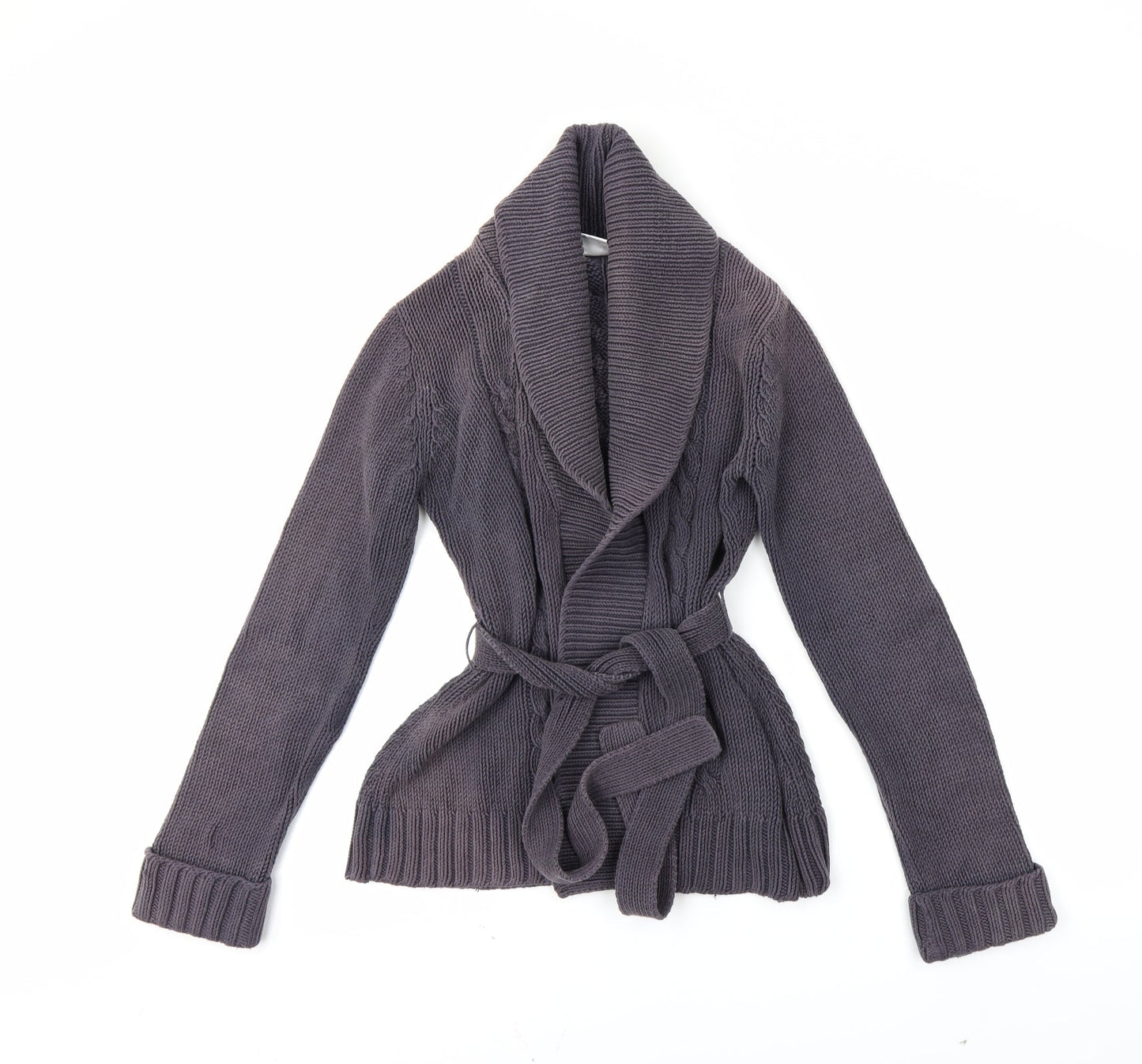 NEXT Womens Grey   Wrap Jumper Size XS