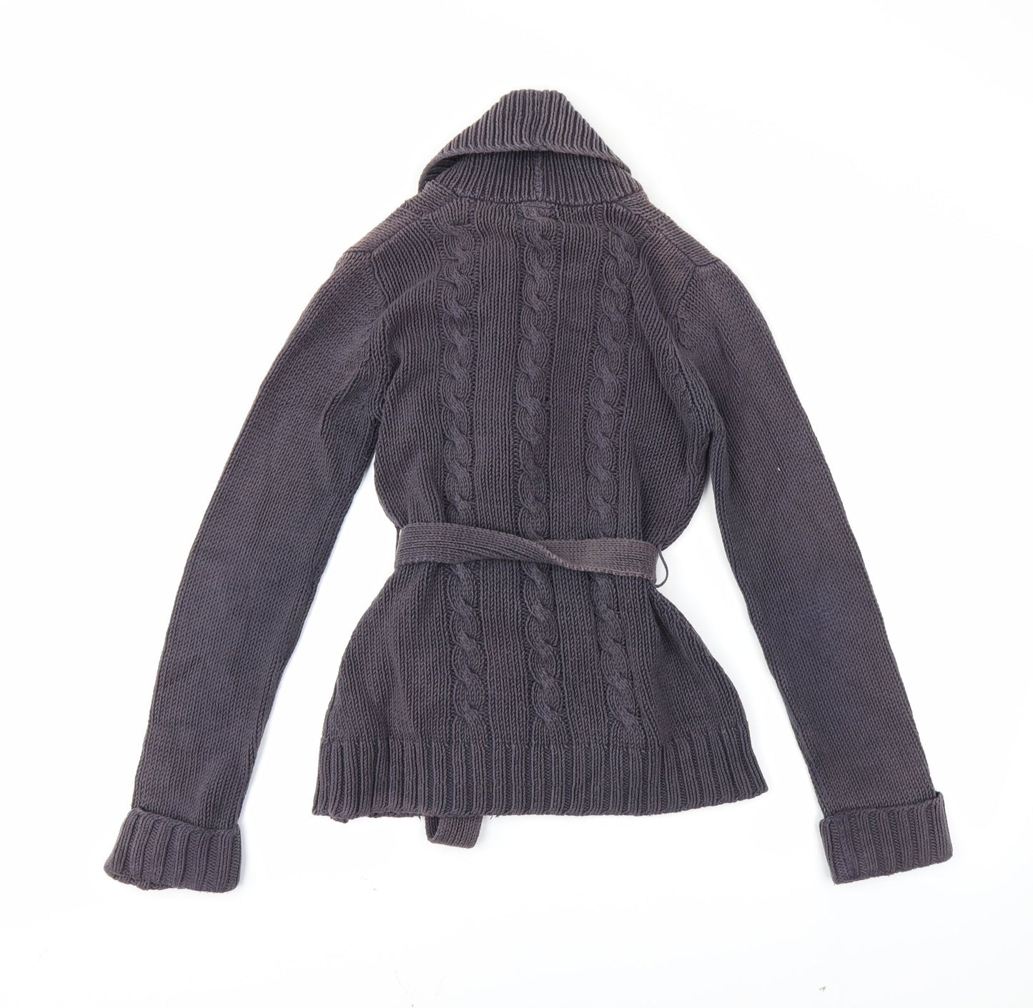 NEXT Womens Grey   Wrap Jumper Size XS